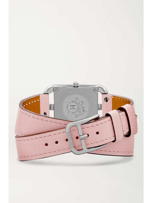 Hermes Cape Cod watch | ساعة هيرميس كيب كود بجلد الكرز الوردي 🍒✨.