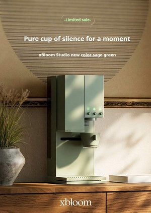 آلة xBloom Studio لتحضير القهوة المقطرة V60 - إصدار الأخضر المريمي.