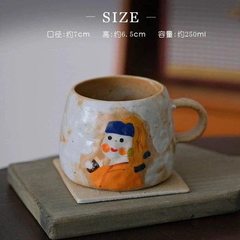 Yifang handmade coffee cup  Van Gogh صنلعة يدوية.